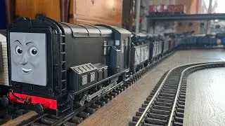Diesel + weathered Troublesome Trucks G scale #thomasandfriends