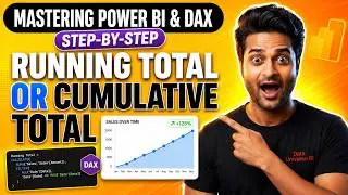 Calculate Running Total (Cumulative Total) in Power BI Using DAX | Step-by-Step