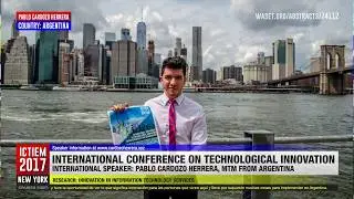 Pablo Cardozo Herrera representa a América Latina en Nueva York