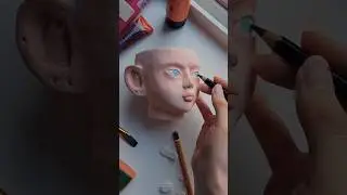 Горшочек для цветов 🌸 // #clayart #diyhomedecor #sculpting #artandcraft #claycraft