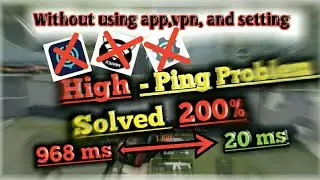 How to fix high ping problem in Pubg Mobile and Pubg lite | 200%working trick | How to Solve in Pubg