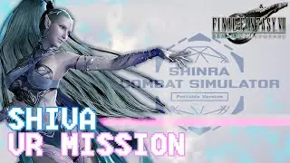 Final Fantasy 7 Remake | Shiva Battle (Shinra Combat Simulator) | PC | 720p |
