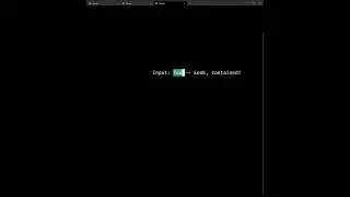 Terminal experiment: ANSI input fields in PHP-CLI