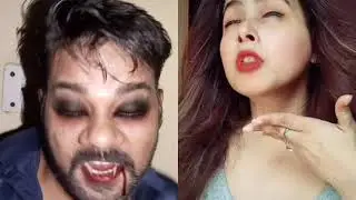 Horror scene with duet dream girl tiktok