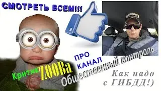СМОТРЕТЬ ВСЕМ! Как надо с ГИБДД! критик ZOOBa про канал Общественный контроль!