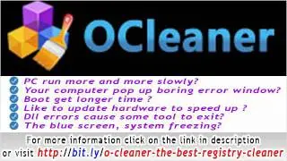 OCleaner- The best registry Cleaner