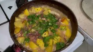 Тушёнка с картошкой