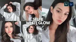 Selfie Glow Preset White tone | Free Lightroom Mobile Presets | Lightroom Editing Tutorial