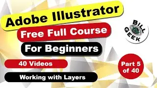 Adobe Illustrator  CC Layers Tutorial (How to use the layers panel in Adobe Illustrator)