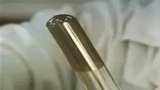 Experiments in chemistry. Reaction of a silver mirror