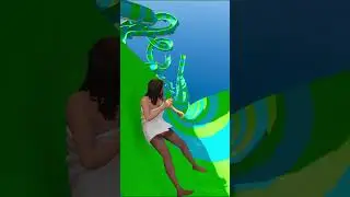 Amanda, Franklin, Michael & Tracey Water Slide #1 #shorts