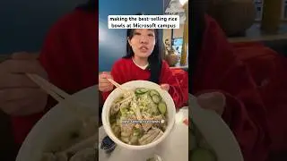 Making The Best Selling Rice Bowls at Microsoft Campus