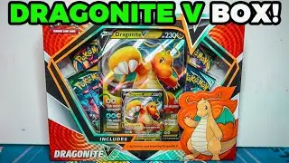Opening Pokemon Dragonite V Collection Box!
