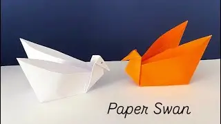 🦢 How to Make a Paper Swan / Kağıttan Origami Kuğu