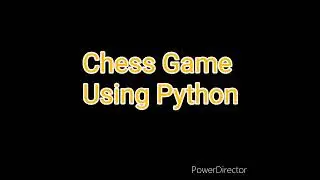 Chess game in python (7 lines) 