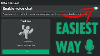 [WORKING 2024]🎙️How To Get Voice Chat in Roblox ! [✅ Easy Method]