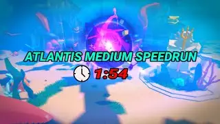 Roblox | Elemental Dungeons: Atlantis Medium Speedrun | (1:54)
