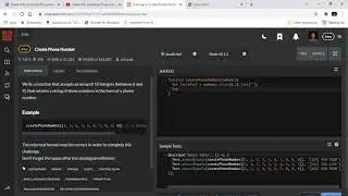 Kata 3 on Codewars: Create Phone Number (Javascript)