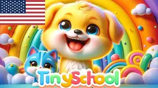 Rainbow Adventure: Brave Rescue of the Missing Puppies | tinyschool Kids Storytime