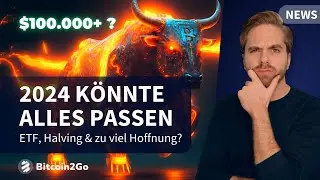Bitcoin auf $40K oder ist die Luft raus? - Ethereum Warnung von Vitalik Buterin & Prognose 2024