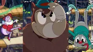 Moonshine Mob Cuphead DLC Full Boss Fight