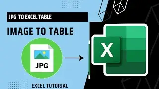 Convert Image to Excel Table (Easy Method, 2022)