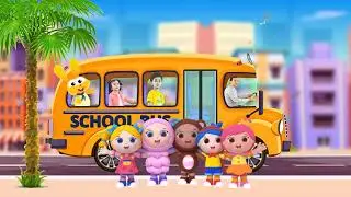 The horn on the bus goes beep, beep, beep - Wheels on the bus 22 Seconds