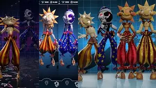Sunrise and Moondrop + Extra Skins FNaF Animations