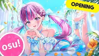 Osu! | Mada, Aoi - Minato Aqua (TV Size) | AQUARIUM Opening