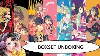 Unboxing The Monogatari Season One Light Novel Box Set from Vertical 