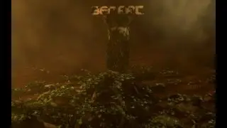 Speed Art Cinema 4D - Jungle and Ruin  (Ivy Grow)