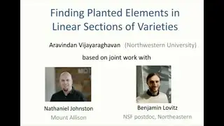2023 CCSP Workshop - Aravindan Vijayraghavan (Northwestern Univ.)