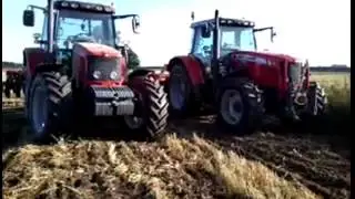 talerzowanie scierniska z Massey ferguson 5455 546