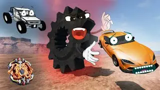 Откуда взялась Огромная Шестерёнка-Монстр? Гоша, Чич и Гуталин приключения машин. Новые серии.