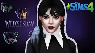 The Sims 4 - Wednesday Addams (Jenna Ortega) จาก Wednesday