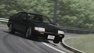 AE86 Levin on Akina | Assetto Corsa