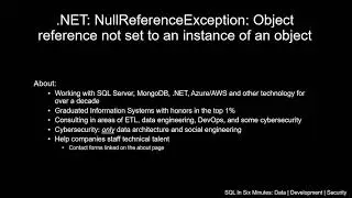 NullReferenceException: Object reference not set to an instance of an object