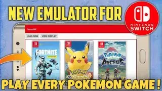 New Nintendo Switch emulator on android ! Play every Pokemon game with screen controls !!!