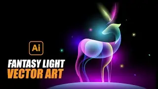 GRADIENT MESH (MALLA) VECTOR ART  - ILLUSTRATOR - ILLUSTRATION - TUTORIAL💯