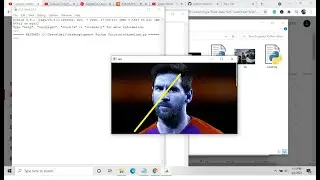 How to draw Straight Line on any  image using open CV - Python 3