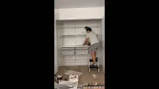 Office Closet transformation part 2