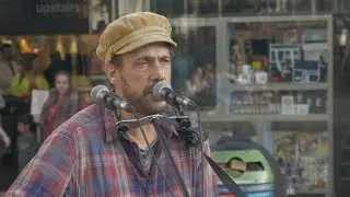Let Her Go ( Passenger cover) - Rob Falsini Busking in Covent Garden
