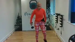 Dumbbell and body weight low impact class recorded live online