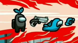 Among Us Death Animation With Meme Sound