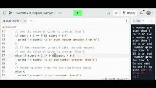 Sample Swift Basics Program