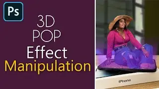 Create 3D pop out effect Adobe photoshop Manipulation