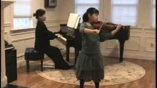 Renee Choi (7yrs old) Home Concert - Seitz Violin Concerto No.5 in D major