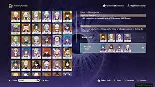 Spiral Abyss | Floor 11 | Plummeting Moon | Genshin Impact 4.4