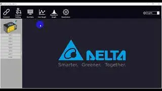 Delta Laser Sensor LD-E and Software Setting