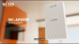 🔥Wi-Tek Wi-Fi 6 Wall-Plate AP is here!